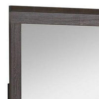 Manvel Contemporary Mirror, Two Tone Antique Gray - FOA-CM7867M