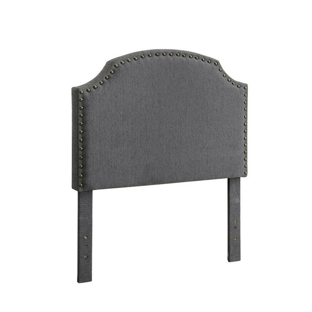 Hasselt Gray Twin Size Headboard - FOA-CM7880GY-HB-T