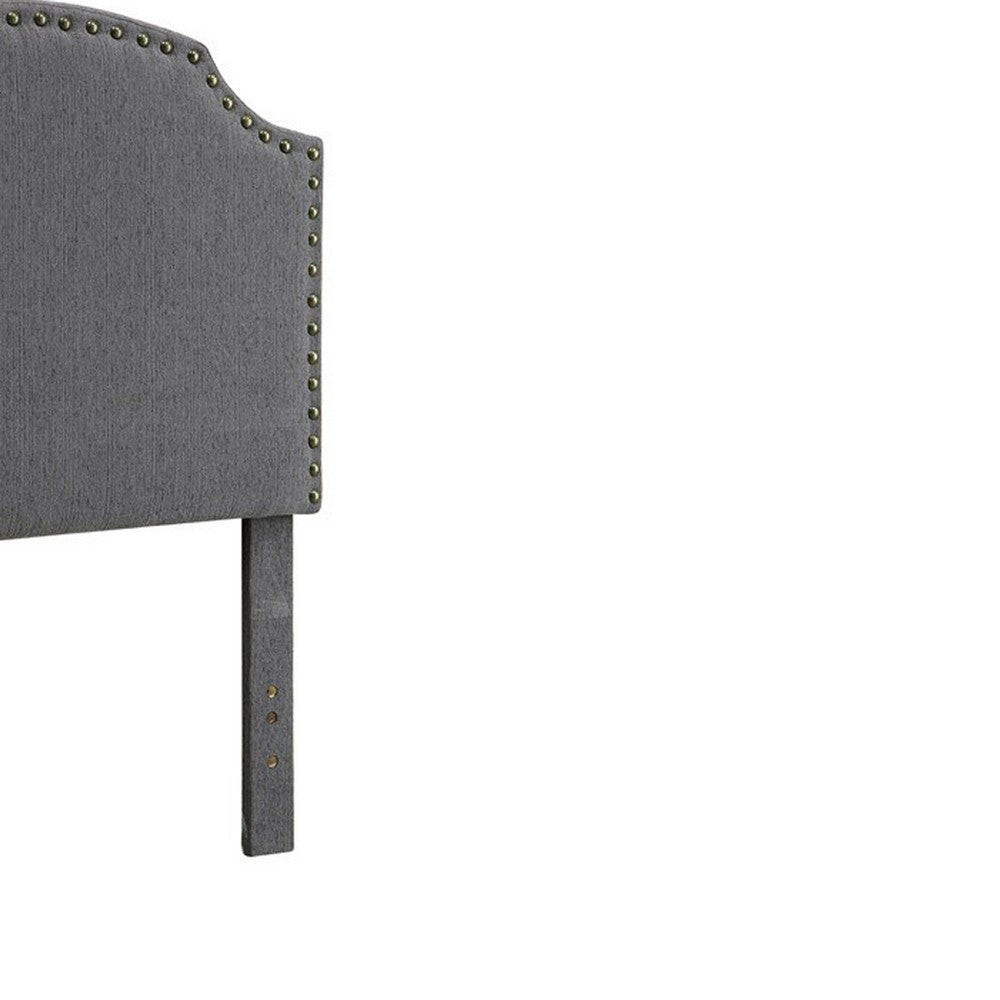 Hasselt Gray Twin Size Headboard - FOA-CM7880GY-HB-T