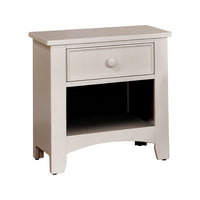 BM122965 Omnus Wood Night Stand, White Finish