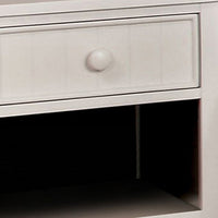 BM122965 Omnus Wood Night Stand, White Finish