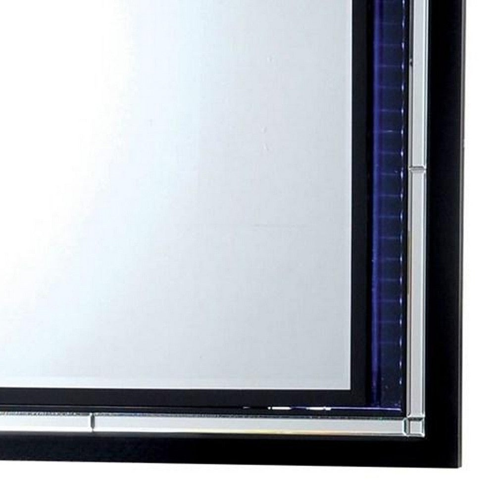 Bellaova Contemporary Style Mirror, Black - FOA-CM7979BK-M
