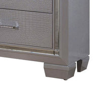 Bellanova Contemporary Night Stand In Silver - BM123298