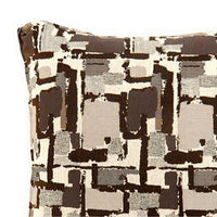 Concrit Contemporary Pillow, Small Set of 2, Brown By Casagear Home