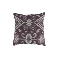 Contemporary Style Set of 2 Throw Pillows, Purple, White - FOA-PL6032PR-L-2PK