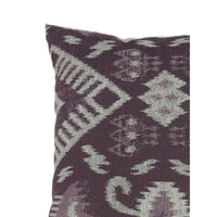 Contemporary Style Set of 2 Throw Pillows, Purple, White - FOA-PL6032PR-L-2PK