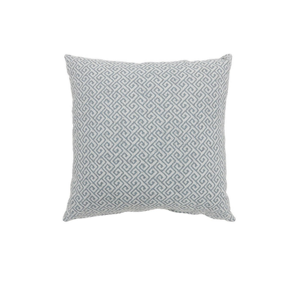 Contemporary Style Small Diagonal Patterned Set of 2 Throw Pillows, Blue - FOA-PL6037BL-S-2PK