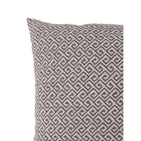 Contemporary Style Small Diagonal Patterned Set of 2 Throw Pillows, Brown - FOA-PL6037BR-L-2PK