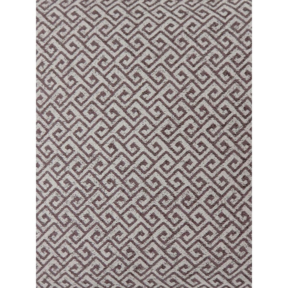 Contemporary Style Small Diagonal Patterned Set of 2 Throw Pillows, Brown - FOA-PL6037BR-L-2PK