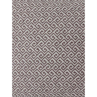 Contemporary Style Small Diagonal Patterned Set of 2 Throw Pillows, Brown - FOA-PL6037BR-L-2PK