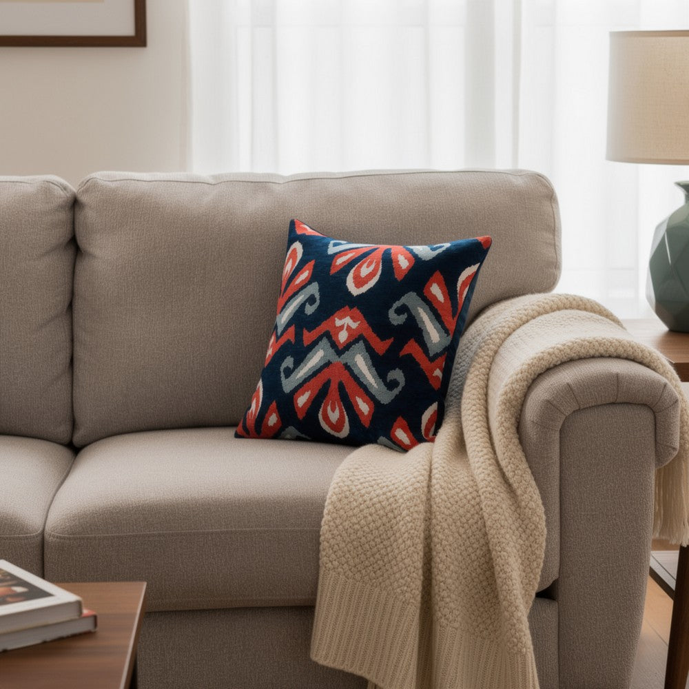LALA Contemporary Big Pillow, Multicolor Finish, Set of 2 - FOA-PL681L-2PK