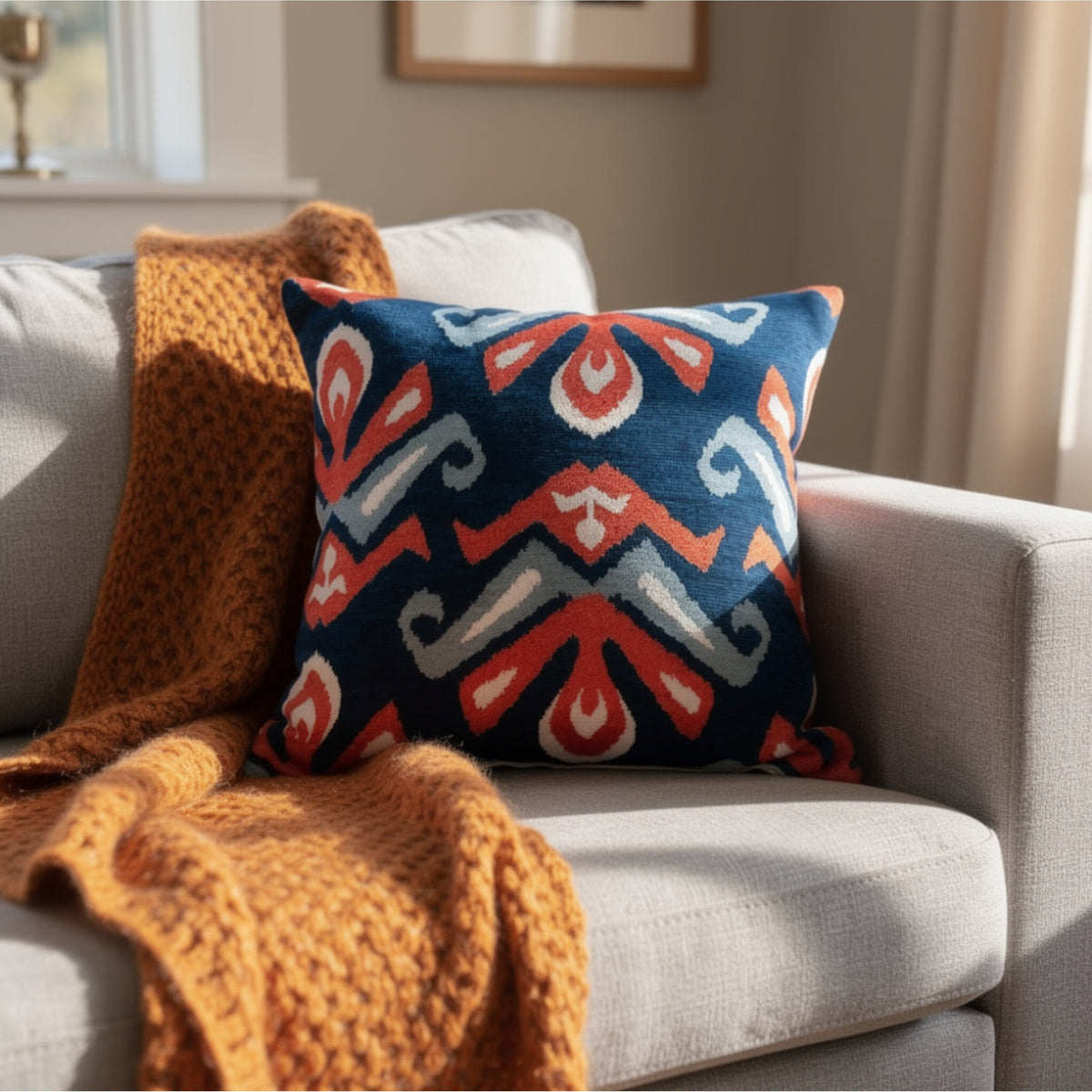 LALA Contemporary Small Pillow, Multicolor Finish, Set of 2 - BM131635