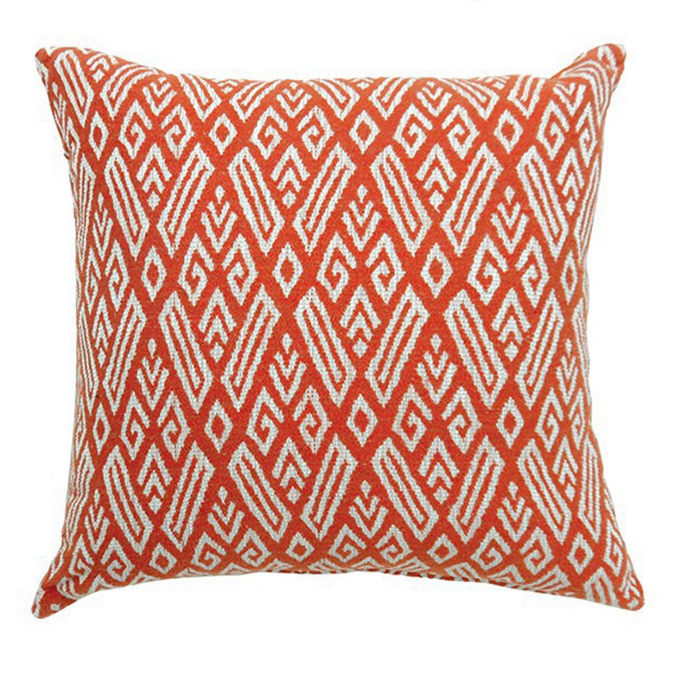 CICI Contemporary Small Pillow With fabric, Red Finish, Set of 2 - FOA-PL683RD-S-2PK