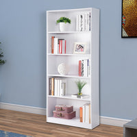 Minimalistic Yet Stylish Bookcase, White - BM144472