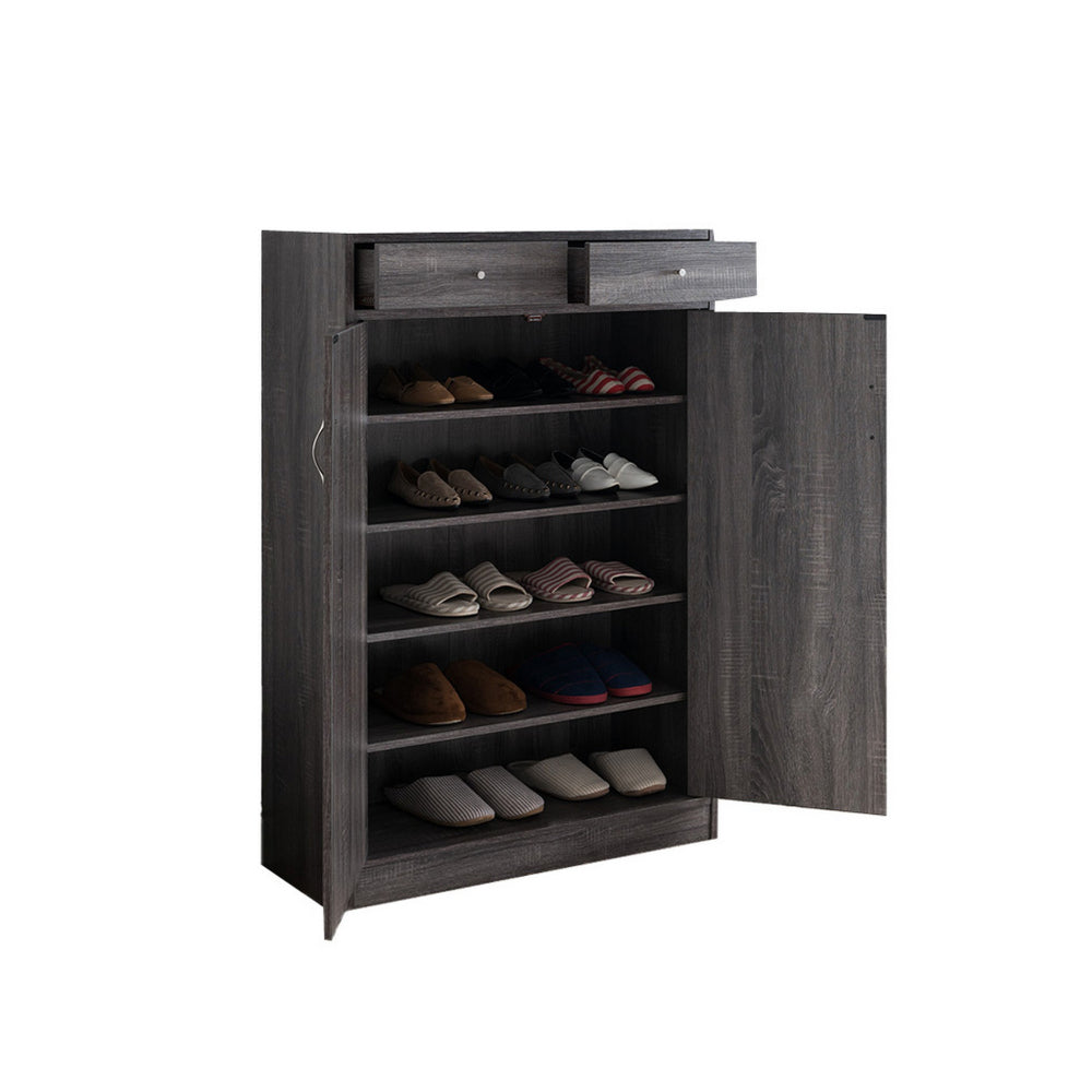 Spacious shoe online rack