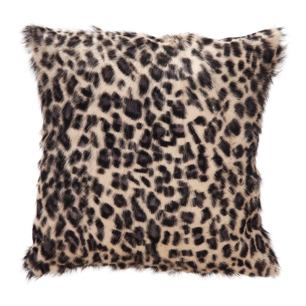 Spotted Goat Fur Pillow