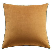 Modway Accentuate 24" Performance Velvet Accent Throw Pillow, 24" x 24", Cognac Green