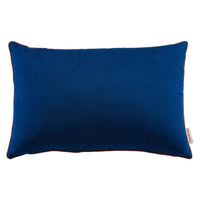 Modway Accentuate 24" Lumbar Performance Velvet Accent Throw Pillow, 16" x 24", Blossom Navy