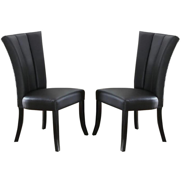 Benzara Traditional Faux Leather Upholstered Side Chair (Wood Frame) Benzara Traditional Faux Leather Upholstered Side Chair (Wood Frame)