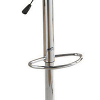 Polyurethane Swivel Barstool Silver Set of 2 - PDX-F1623