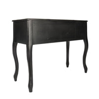 Cherub Vanity Set Featuring Stool And Mirror Black - PDX-F4146