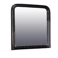 Alluring Polyresin Mirror With Solid Frame, Black - PDX-F4726
