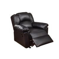 Bonded Leather Rocker/Recliner Black - PDX-F6673