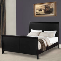 Classy Twin Bed,Black - PDX-F9230T