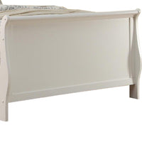 Spellbinding Clean Wooden Full Bed, White - PDX-F9254F