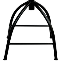 Pia 30-35 Inch Industrial Style Adjustable Swivel Bar Stool With Backrest - UPT-165868