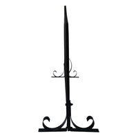 43 Inches 3 Panel Iron Fireplace Screen, Mesh Design, Arched Top, Tree of Life Art, Black - UPT-232047
