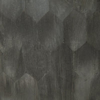 33 Inch Wooden Round Drum Coffee Table with Geometric Carved Pattern, Gray - UPT-270557