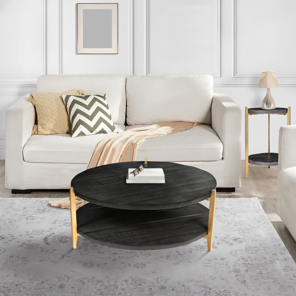 Urban gold store coffee table