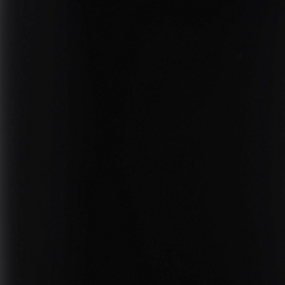 Zoe 20 Inch Modern Round Iron Side Table with Pedestal Base, Matte Black - UPT-272899