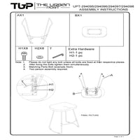 Tiva 30 Inch Handcrafted Backless Barstool, Whitewashed Mango Wood Saddle Seat, Black Metal Base - UPT-294097