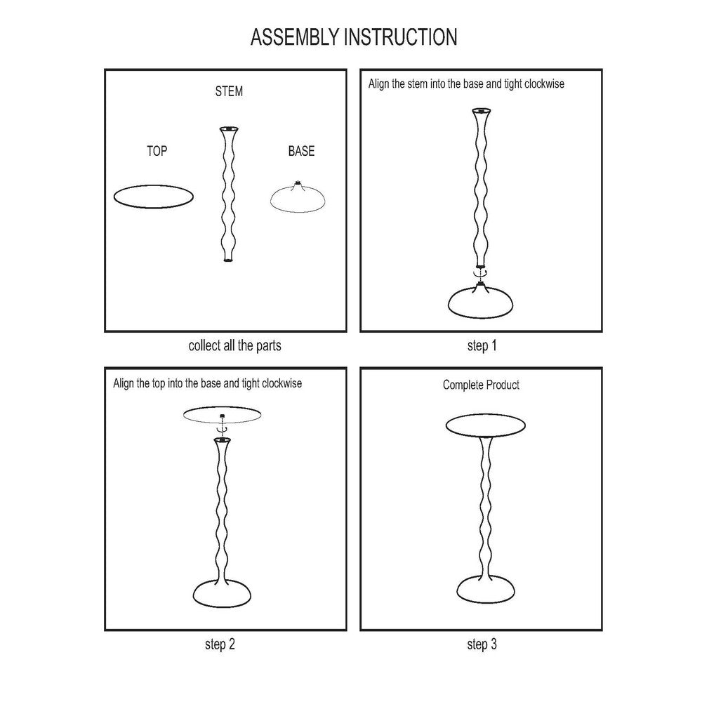 Shae 22 Inch Round Side End Table - Antique Brass Cast Aluminum with Hammered Texture For Small Places - UPT-310006