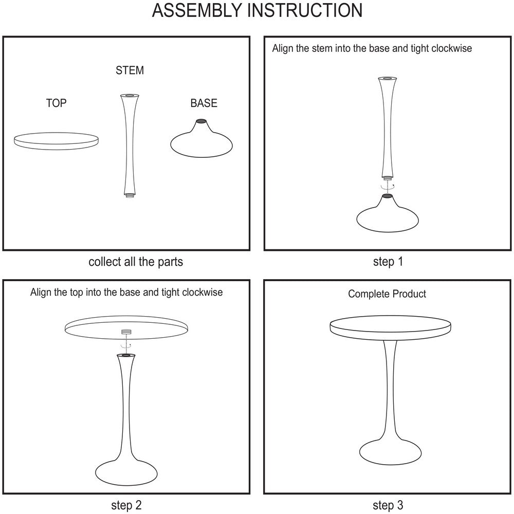 Tyler 20.5 Inch Accent Side Table, Round White Marble Top, Antique Brass Hammered Pedestal Base - UPT-315640