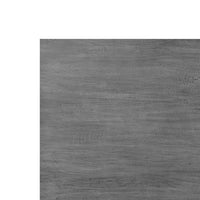 St Tropez Dining Table, 72 Inch Rectangular Mango Wood Top with Iron Trestle Base, 6 Seater, Gray and Black UPT-317653