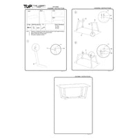 Myra 6 Seater Dining Table, 67" Rectangular Top in Walnut Brown and Antique Gray Sheesham Wood, Black Metal Base - UPT-318398