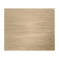 Nali Bedside Nightstand Table, 2 Drawers, Sandblasted Washed Ash White Mango Wood, Brass Knobs - UPT-326518