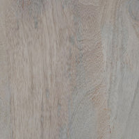 Tia 12 Inch Round Side End Table, Turned Pedestal Base, Beige Mango Wood in Natural Brown Finish - UPT-326718