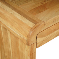 Arlow Console Table | 43" Wide Top | Handcrafted Natural Brown Acacia Wood | Dual Drawer Storage - UPT-327532