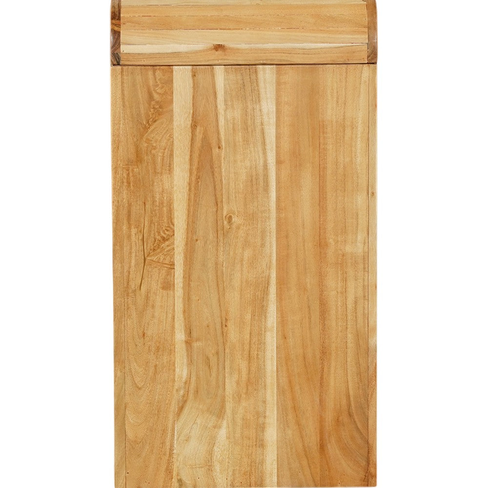 Arlow Console Table | 43" Wide Top | Handcrafted Natural Brown Acacia Wood | Dual Drawer Storage - UPT-327532