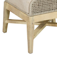 Avira Set of 2 Dining Chairs | Handcrafted Mango Wood | Cotton Rope Weaving | Beige Cushion - UPT-327533-2
