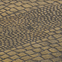 Zavra 21.5" Side End Drink Table | Aluminum Cast Craftmanship I Antique Brass with Crocodile Pattern - UPT-327666