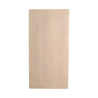 Wilhelm Coffee Table | 48" Curved Rectangular | Whitewash Mango Wood - UPT-329068