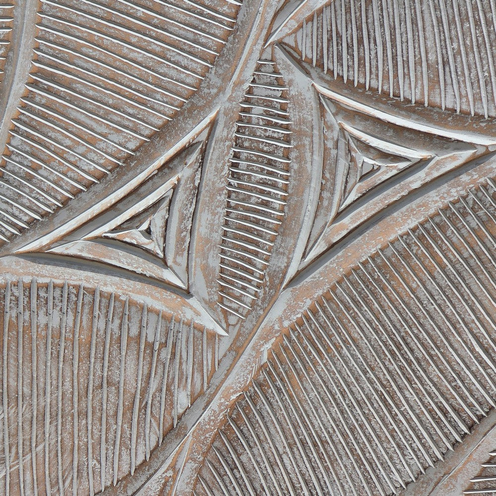 2pc Ocean Wave Wood Wall Art Panels | 16x48 Inch Abstract and Wave Pattern Decor| Gray - UPT-330435