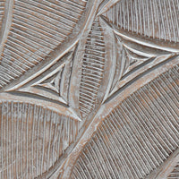 2pc Ocean Wave Wood Wall Art Panels | 16x48 Inch Abstract and Wave Pattern Decor| Gray - UPT-330435