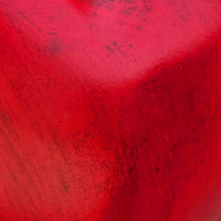 Myri Decorative Metal Heart Wall Decor Set of 3, Classic Red with Jute Hanging Rope, 12, 9.5, 7 Inches - UPT-331892