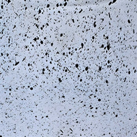 Aira 39, 46" Tall Planters Set of 2 | Gold Foldable Metal Stand | White Speckled Pattern - UPT-331896